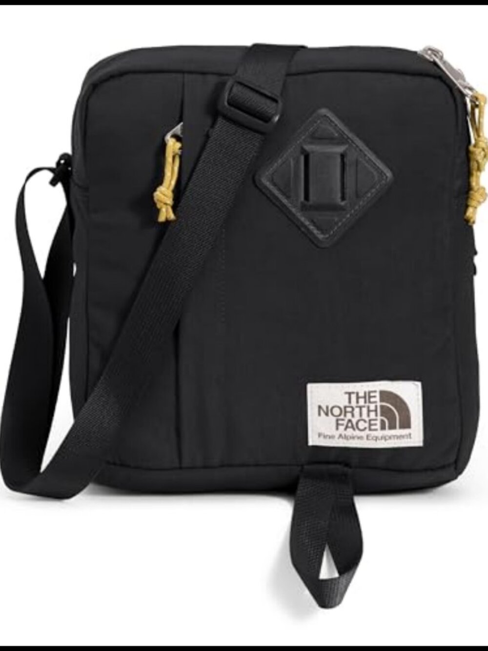 Vintage Nylon Crossbody Bag Adjustable Strap Water Repellent